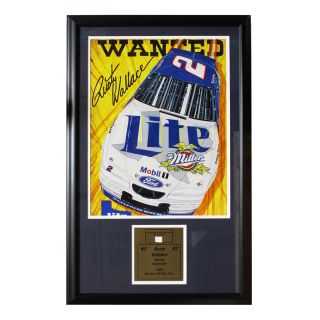 Rusty Wallace Authentic Car Part Frame