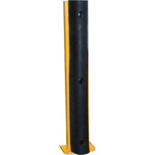 Vestil Structural Cast Rack Guard   With Rubber Bumper, 36 Inch H, 5 1/2 Inch W