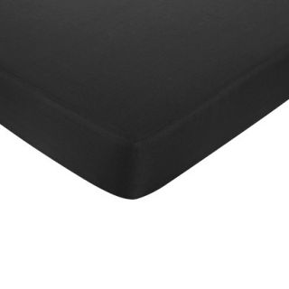 Zig Zag Fitted Bed Sheet   Black