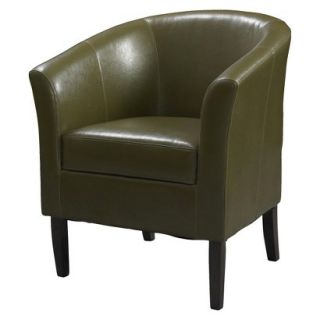 Club Chair Upholstered Chair Simon Club Chair   Green