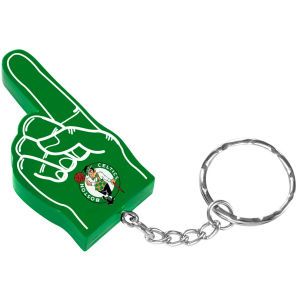 Boston Celtics Forever Collectibles Foam Finger Keychain