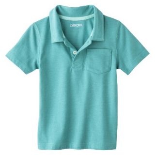 Cherokee Infant Toddler Boys Short Sleeve Polo Shirt   Aqua 5T