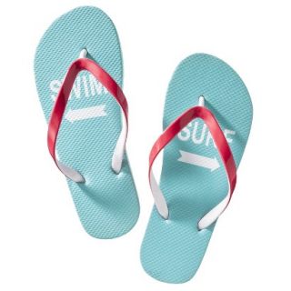 Womens Limited Edition Mossimo Supply Co. Flip Flop Sandal  Aqua 9