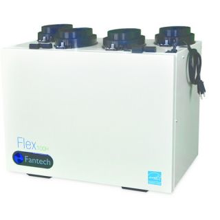 Fantech FLEX100H 100H Heat Recovery Ventilator w/ TurboTouch (106 CFM)