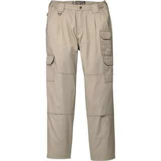 Gravel Gear 7 Pocket Tactical Pant with Teflon   Khaki, 46 Inch Waist x 30 Inch