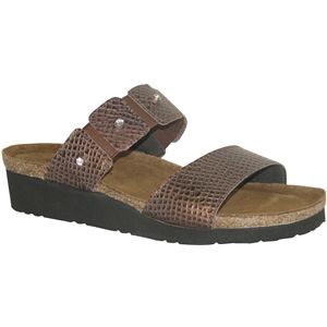 Naot Womens Ashley Brown Lizard Sandals, Size 36 M   4906 E29