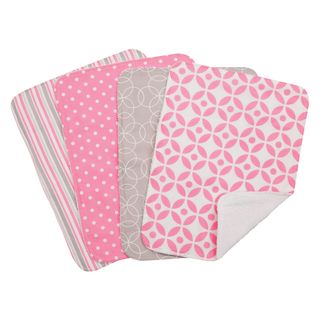 Trend Lab 5 piece Nursing Cover And Burp Cloth Set In Lilly