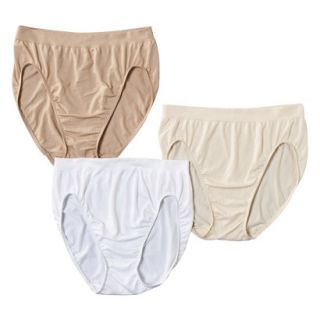Beauty by Bali Intimates Womens 3 Pack Hi Cuts BT43WP   Assorted Colors XXL