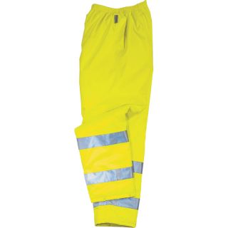 Ergodyne GloWear Class E Thermal Pants   Lime, XL, Model 8925