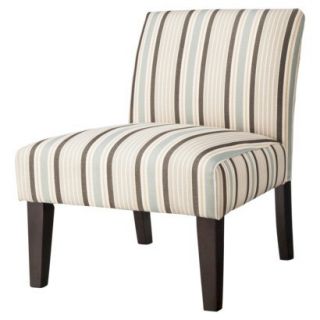 Skyline Armless Upholstered Chair Avington Armless Slipper Chair   Stripes