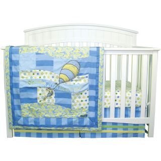 Trend Lab Dr. Seuss Oh the Places Youll Go 3 pc. Baby Bedding, Blue, Boys