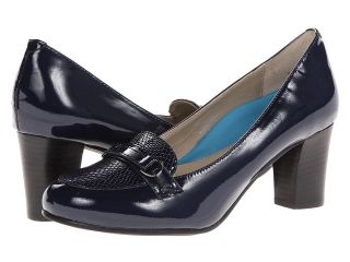 Fitzwell Sofia Womens Slip on Dress Shoes (Navy)