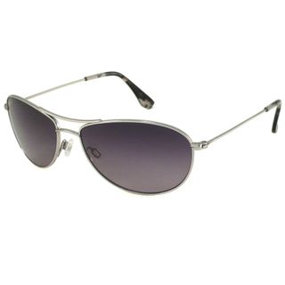 Maui Jim Unisex Baby Beach Gs245 17 Silver Titanium Polarized Aviator Sunglasses