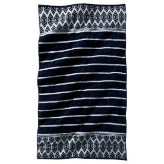 Lux Velour Stripe Medallion Beach Towel