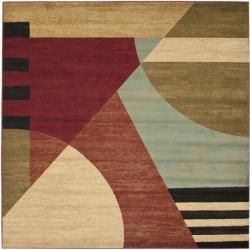 Porcello Waves Contempo Rug (7 Square)