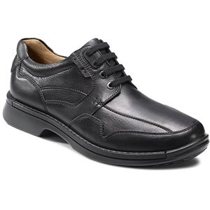 Ecco Mens Fusion Casual Tie Black Shoes, Size 47 M   500024 11001