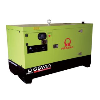 Pramac Commercial Standby Generator   44 kW, 277/480 Volts, Yanmar Engine,