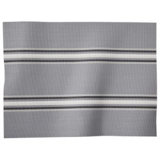 Threshold Stripe Placemats Set of 4   Gray