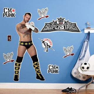 WWE CM Punk Giant Wall Decals