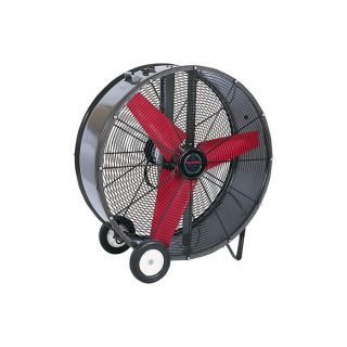 Triangle Fans Portable Drum Fan   36 Inch, 10,900 CFM, 1/2 HP, 115 Volt