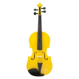 LeVar 4/4 Student Violin Outfit   Yellow (VLNLV100YLW)