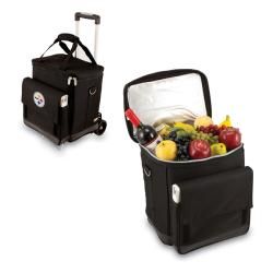 Picnic Time Black Pittsburgh Steelers Cellar With Trolley