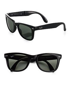 Ray Ban Folding Wayfarer Sunglasses   Black