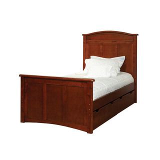 Bolton Furniture Woodridge Twin Bed With Two Underbed Storage Drawers Brown Size Twin
