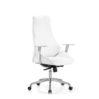 Whiteline Imports Natasha High Back Executive Office Chair XC 1173P BLK / XC 