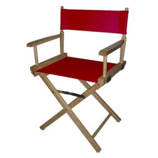 Directors Chair Directors Chair   Natural Frame, Red Canvas