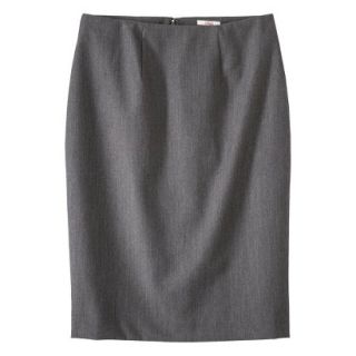 Merona Womens Twill Pencil Skirt   Heather Gray   8