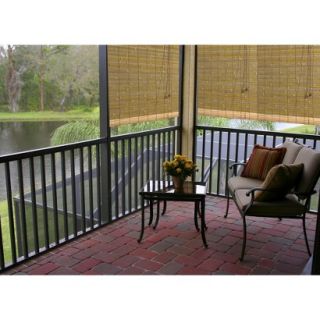 Outdoor Patio Radiance Laguna Bamboo Roll Up Blind   Natural (48x72)