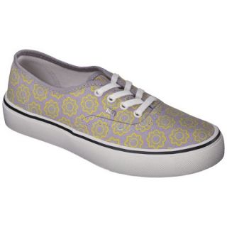 Womens Mad Love Lera Canvas Sneaker   Gray/Floral 9