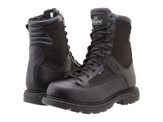 Thorogood 8 Inch Trooper Side Zip Mens Work Boots (Black)