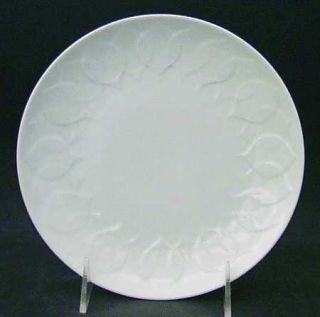 Rosenthal   Continental Lotus White Coupe Salad Plate, Fine China Dinnerware   L