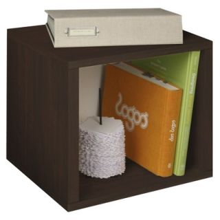 Way Basics Eco Modern Storage Cube, Espresso Wood Grain