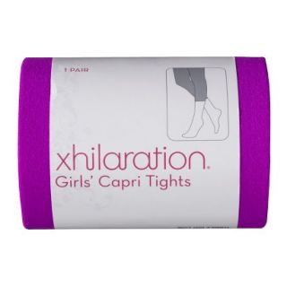 Xhilaration Girls 1 Pack Tights   Fuschia 7 10