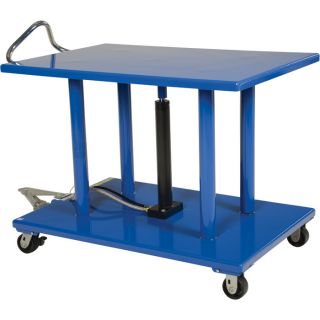 Vestil Manual Hydraulic Post Table   2000 Lb. Capacity, Model HT 20 3248