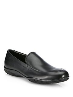 Prada Venetian Leather Loafers   Black  Prada Shoes