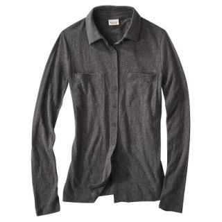 Mossimo Supply Co. Juniors Knit Equipment Shirt   Flat Gray XXL(19)