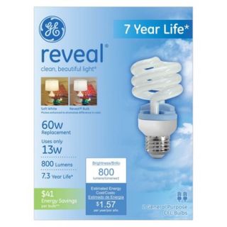GE Reveal Spiral CFL 40 Watt Replacement Bulb