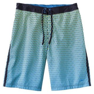 Speedo Mens 11 Diagonal Grid Boardshort   Blue XL