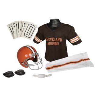 Franklin Sports NFL Browns Deluxe Uniform Set   Small