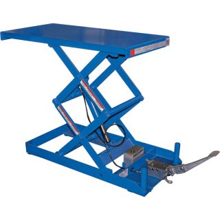 Vestil Foot Pump Scissor Lift Table   800 Lb. Capacity, 35 1/2 Inch L x 20 Inch