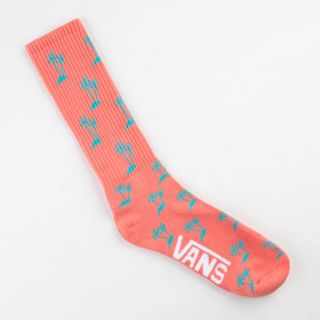 Palm Mens Crew Socks Coral One Size For Men 229279313