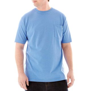 THE FOUNDRY SUPPLY CO. Pocket Performance Tee Big and Tall, French Azure, Mens