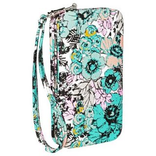 Merona Floral Phone Case Wallet with Removable Wristlet Strap   Multicolor