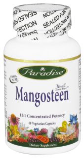 Paradise Herbs   Mangosteen   60 Vegetarian Capsules