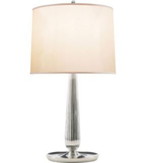 Barbara Barry Coupe 1 Light Table Lamps in Soft Silver BBL3013SS S