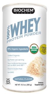 Country Life   Biochem Organic 100% Whey Protein Powder Natural Flavor   10.5 oz.